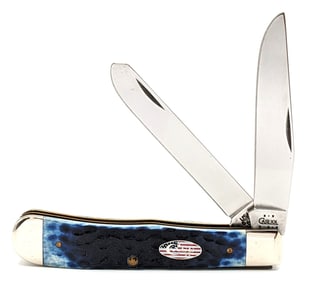 2003 Case XX Navy Blue Bone Trapper 6254