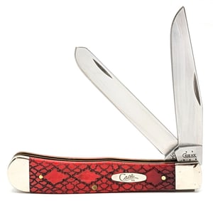 2005 Case XX Red Barbed Wire Bone Trapper 6254