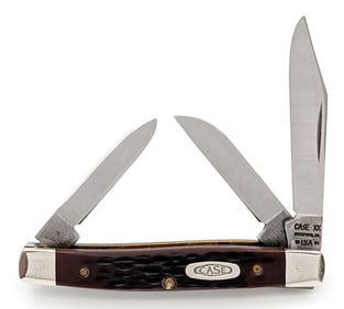 1991 Case XX Jigged Delrin Small Stockman 6333