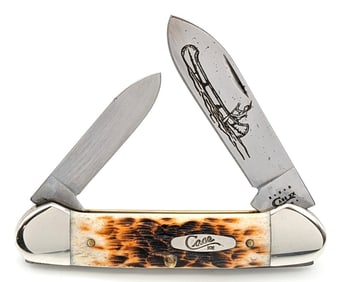 2010 Case XX Jigged Bone Canoe Knife 62131