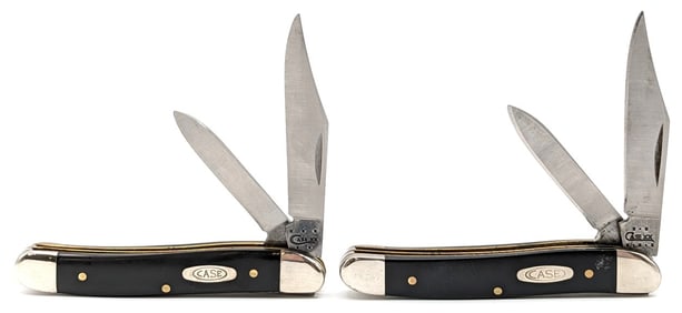 2002 & 15 Case XX Slick Black Medium Texas Jack Knife 22087