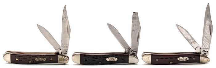 (3) Case XX Jigged Delrin Peanuts 6220