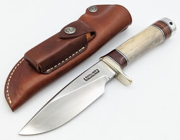 Randall Model 25 Smooth Stag Trapper w/ Sheath