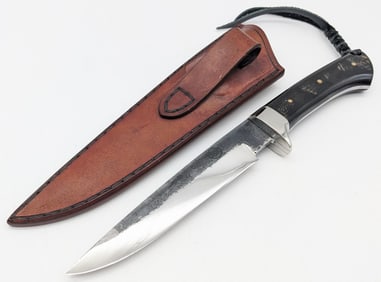 Citadel Knives Buffalo Horn Baltika Fixed Blade Knife w/ Sheath