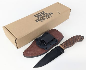 Winkler Knives Drop Point Crusher Fixed Blade Knife w/ Sheath & Box