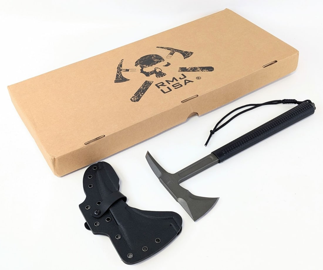 NIB RMJ Tactical S13 Shrike Combat Axe w/ Sheath (1 of 9)