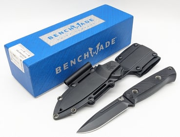 NIB 2024 Benchmade Carbon Fiber Bushcrafter Knife w/ Sheath