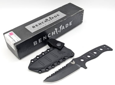 NIB 2018 Benchmade Fixed Adamas Drop Point Hunter w/ Sheath