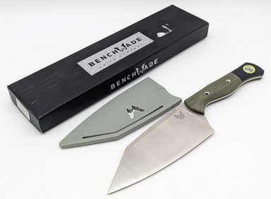 NIB Benchmade Station Kitchen Knife w/ Sheath 4010BK-01
