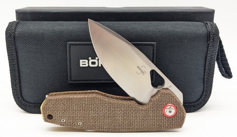 NIB Boker Plus Vox Little Friend Flipper Folding Knife w/ Case