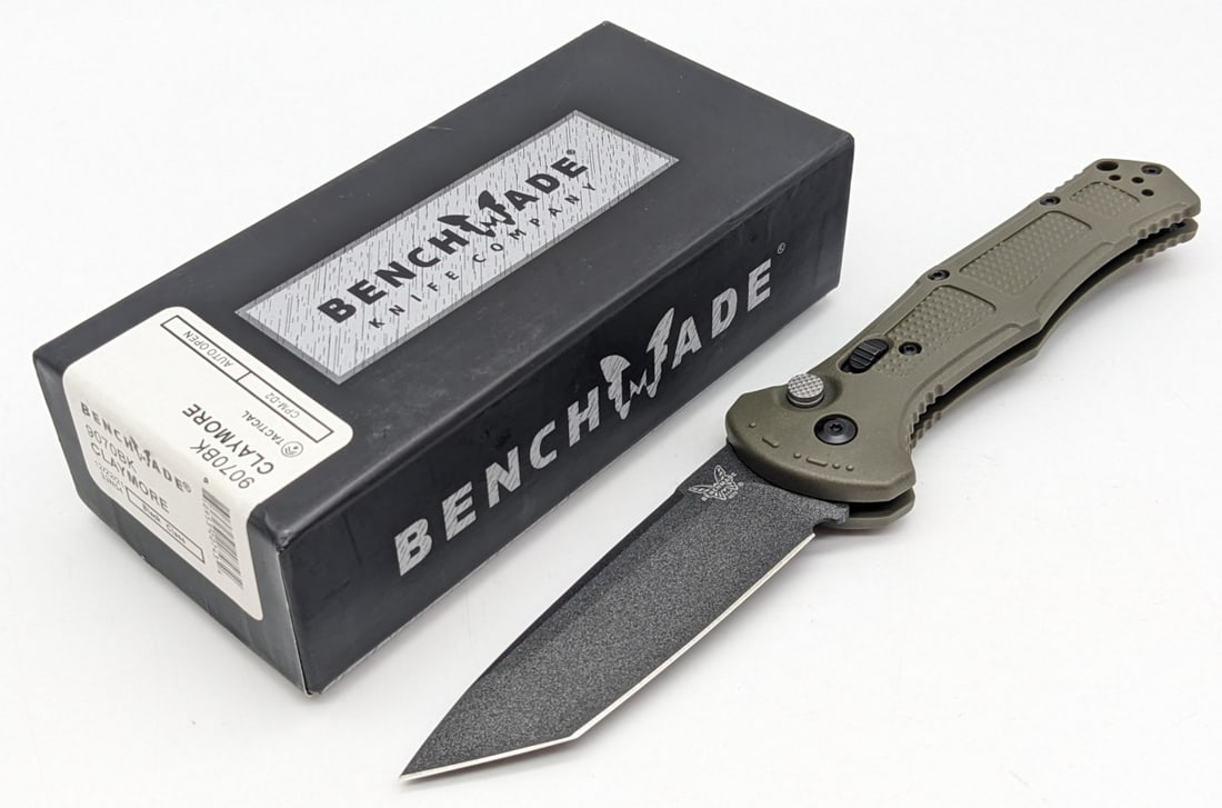NIB 2021 Benchmade Claymore 9070 Switchblade Knife (1 of 6)