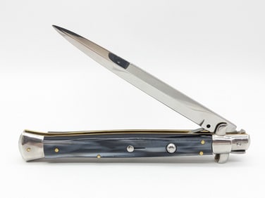 Large Maniago Italy Imitation Horn Stiletto Switchblade Knife