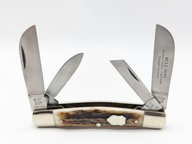 1997 Bulldog Brand Pit Bull Stag Congress Knife