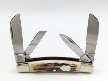 1998 Bulldog Brand Pit Bull Stag Congress Knife