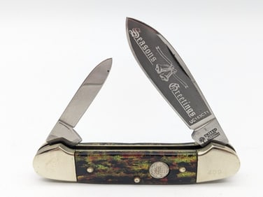 Ltd Boker Seasons Greetings Christmas Tree Celluloid Canoe Knife