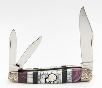 Ltd Custom Queen Cutlery Brian Yellowhorse Stockman
