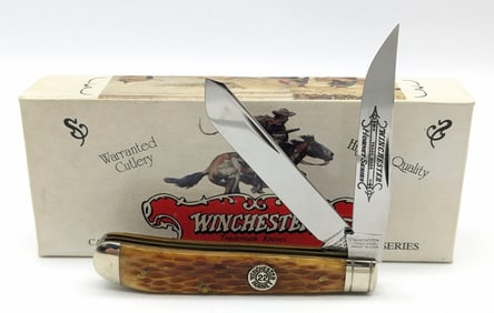 1993 Winchester Cartridge Series .22 Hornet Jig Bone Trapper 29004 1/2 w/ Box