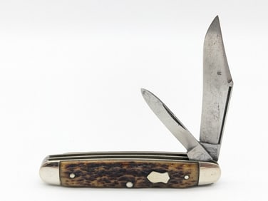 Vtg Remington Jig Bone Cigar Whittler R1853