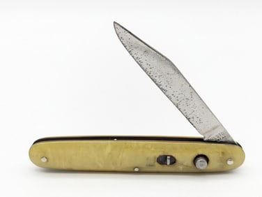 G. Schrade Presto Celluloid Press Button Switchblade Knife