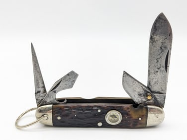 Antique Cattaraugus Jig Bone Scout Knife