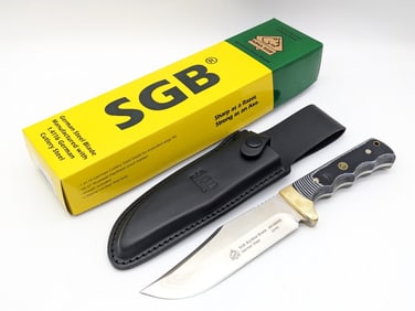 NIB 2022 Puma SGB Big Bear Bowie Hunting Knife 6818800G w/ Sheath
