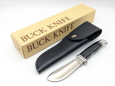 Vtg Buck Knives Model 103 Skinner w/ Sheath & Box