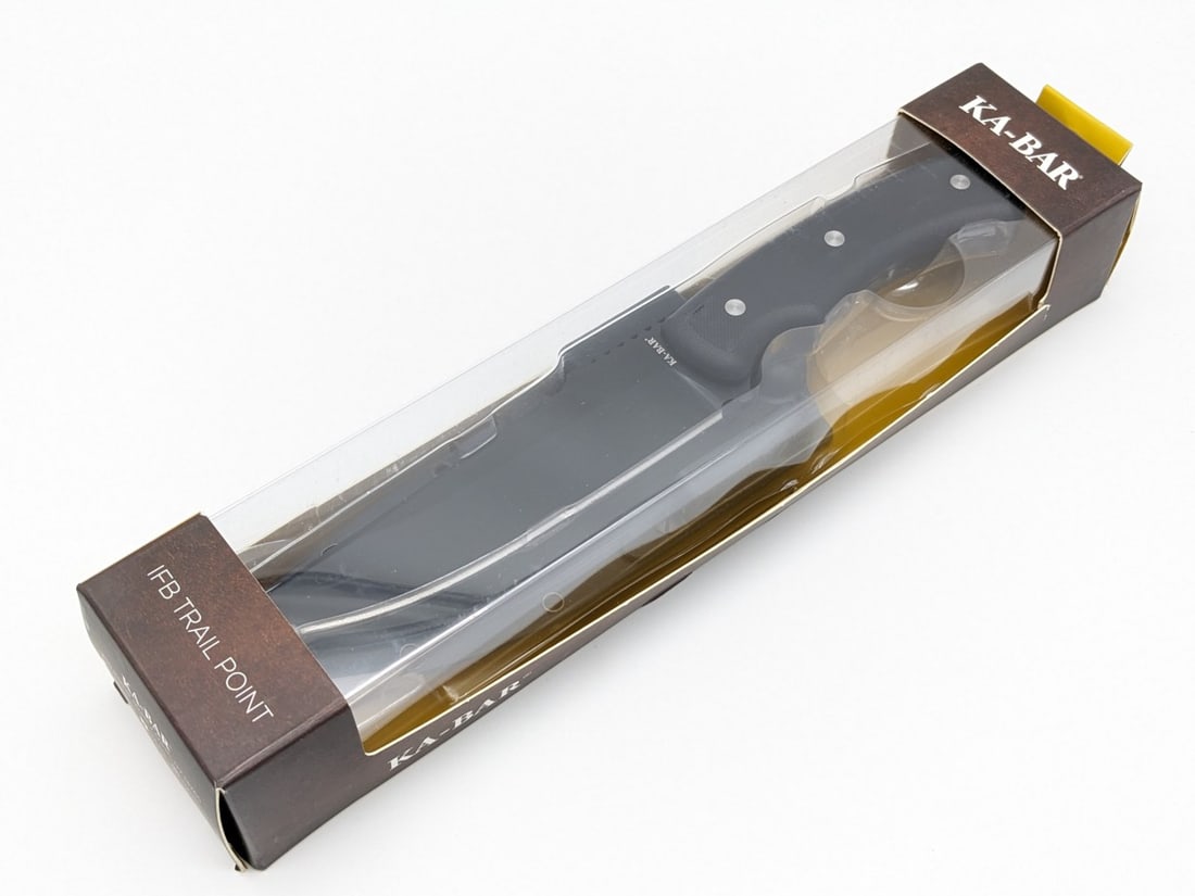 NIB Ka-Bar IFB Trail Point Knife w/ Kydex Sheath (1 of 5)
