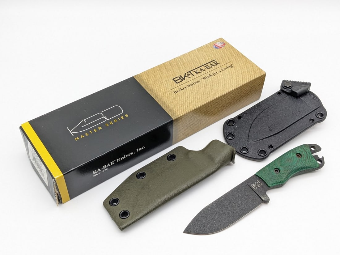 NIB BK&T Ka-Bar BK-11 Becker Necker Neck Knife w/ Sheath (1 of 6)