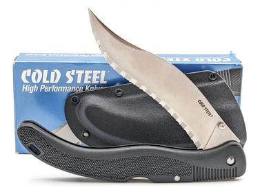 NIB Cold Steel Vaquero Grande Jumbo Folding Knife w/ Sheath