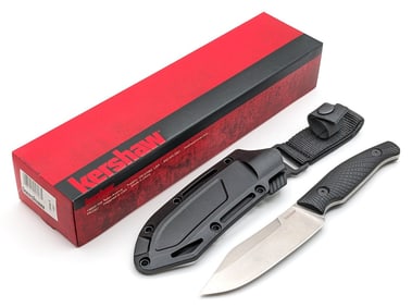 NIB Kershaw Camp 5 Fixed Blade Knife w/ Sheath