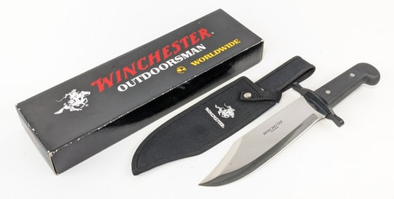 NIB Winchester W40 Bowie Knife w/ Sheath