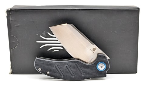 NIB Kizer Sheepdog C01C Black G10 Flipper Folding Knife
