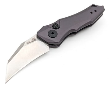 Kershaw Launch 10 Gray Anodized Aluminum Switchblade Knife