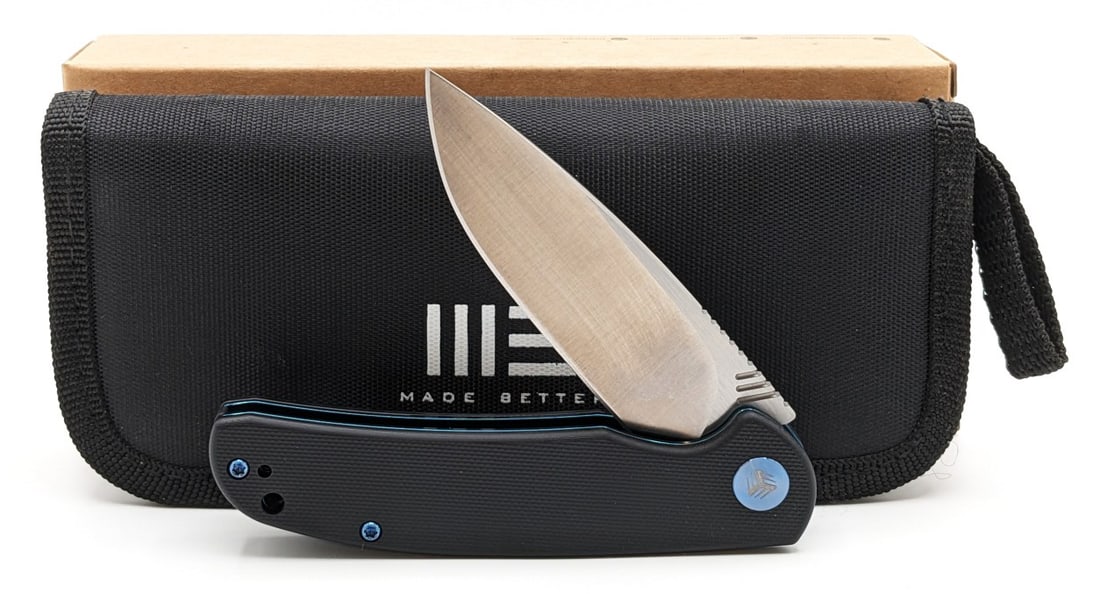 NIB WE Knife Co. Practic Flipper Folding Knife w/ Case (1 of 4)