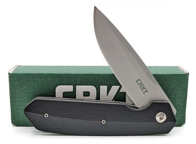 NIB CRKT Maven 6920 Black G10 Flipper Folding Knife