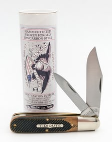 Great Eastern Cutlery Woodland Sawcut Richlite Knife 781224 w/ Tube