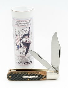 Great Eastern Cutlery Woodland Sawcut Richlite Knife 781224 w/ Tube