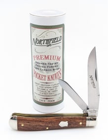 Great Eastern Cutlery Che Chen Rosewood Dogleg Jack Knife 488224 w/ Tube