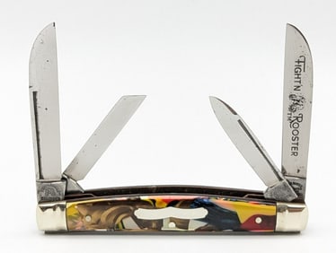 Frank Buster Fight'n Rooster Multi Color Acrylic Congress Knife