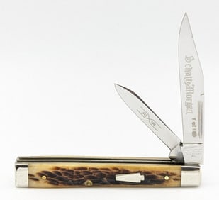Ltd 2000 Schatt & Morgan Queen Cutlery Jigged Bone Small Physician's Knife 042 166