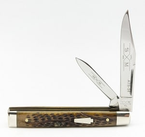 Schatt & Morgan Queen Cutlery Jigged Bone Small Physician's Knife ATS-34 042 166
