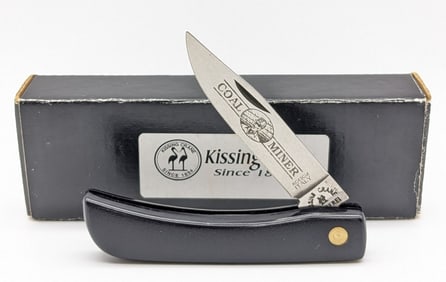 Kissing Crane Coal Miner Black Sod Buster Jr. w/ Box