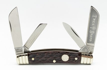 Boker Tree Brand Jigged Bone Stag Congress Knife