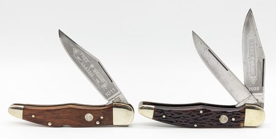Boker Tree Brand Smooth Wood & Jigged Delrin Lockback Folder 1011 & 2020