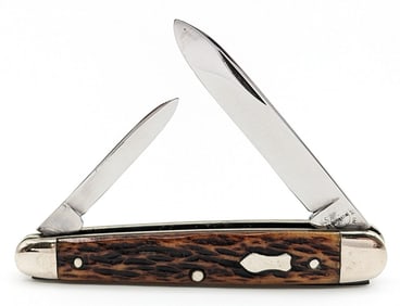 Antique Remington Jigged Bone Cigar Whittler R6623