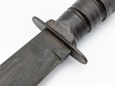 Vtg US Camillus Ka-Bat Style Fighting Knife w/ Sheath