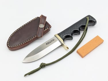 Randall SS Fireman Special Knife w/ Sheath & Stone