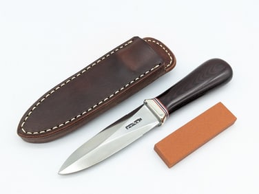 Randall Model 24 SS Guardian w/ Sheath & Stone