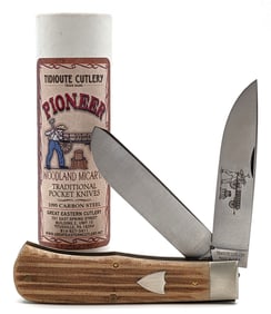 Great Eastern Cutlery Woodland Micarta Pioneer Jack Knife w/ Tube