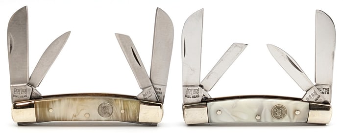 Owl Head Solingen Faux Pearl Congress Knives